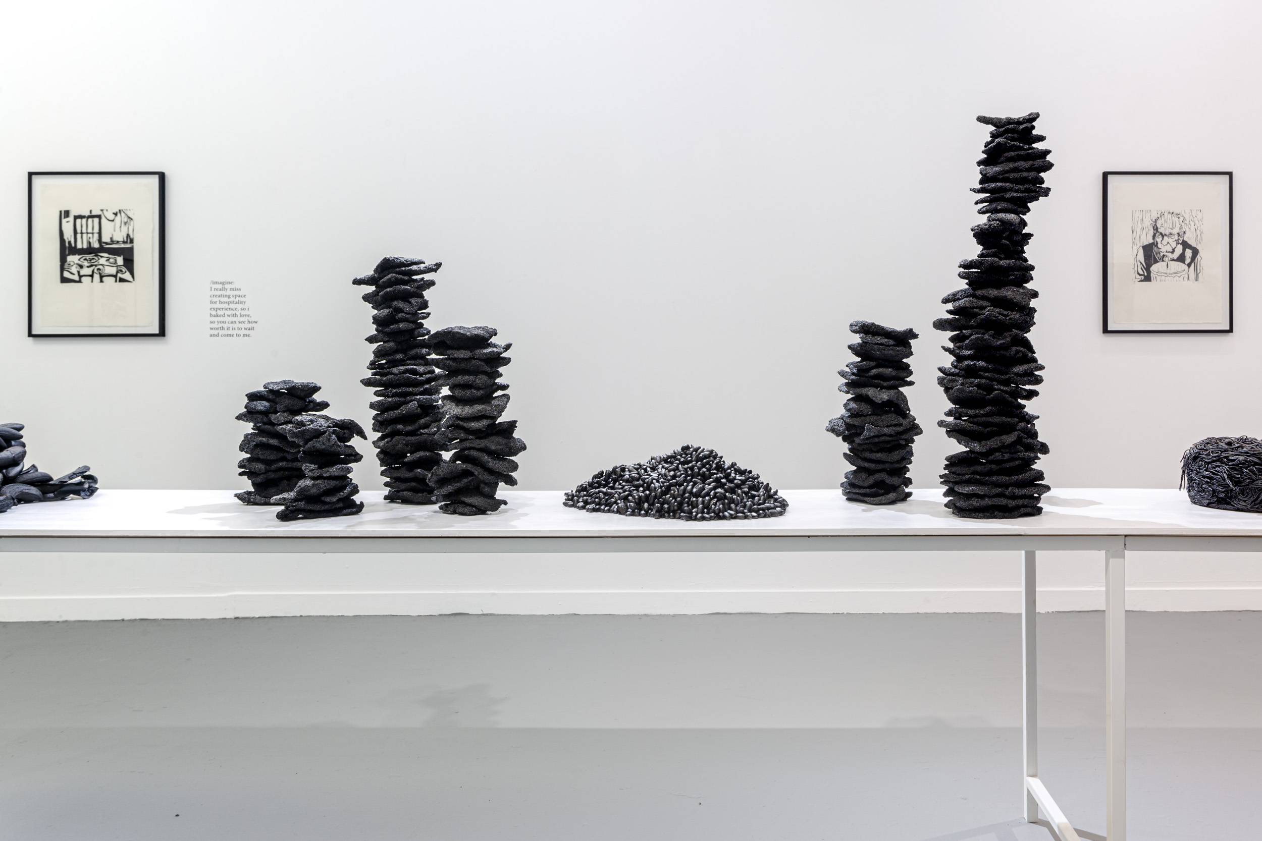 Dining with Others  - Installation documentation. Haifa museum 2023.